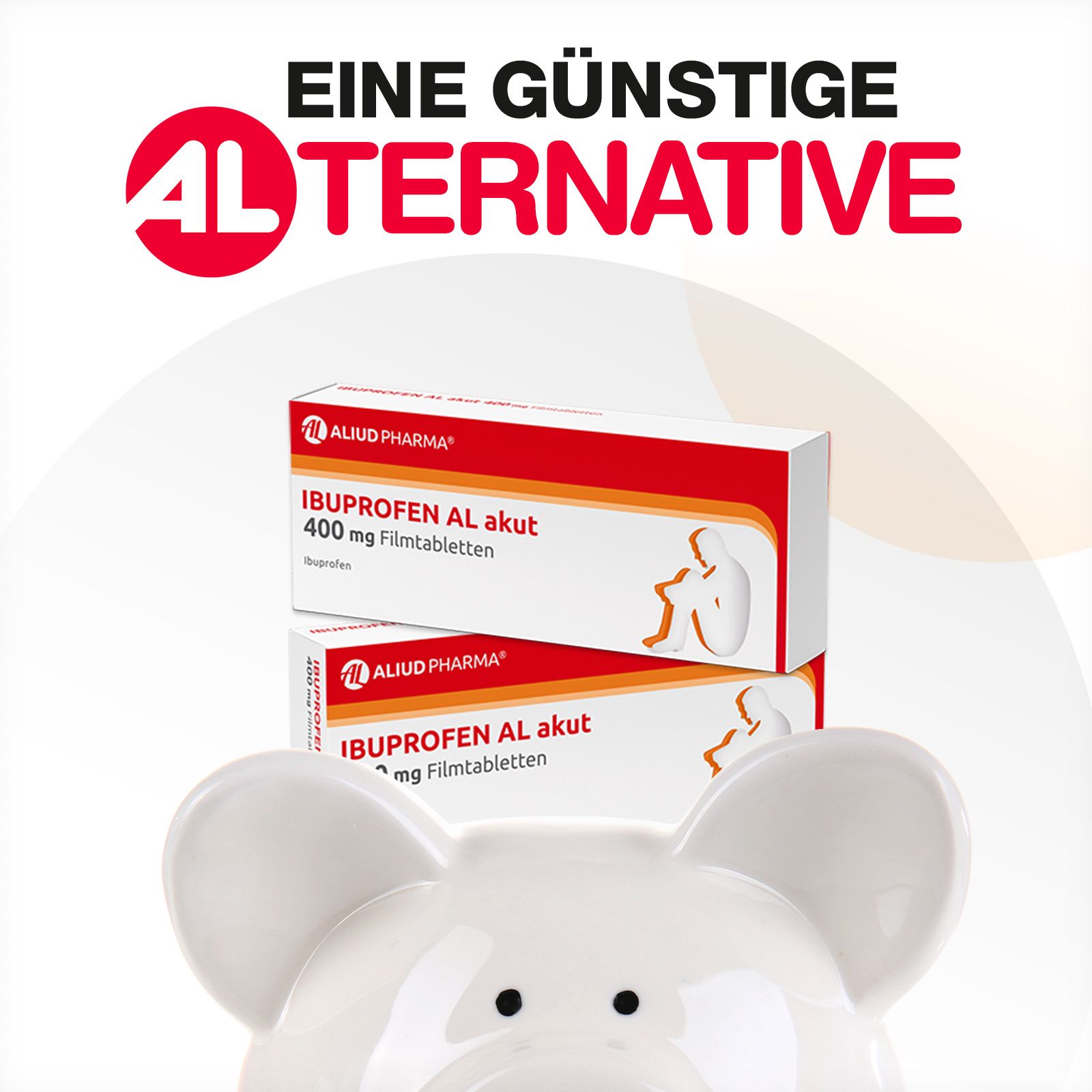 Ibuprofen AL akut 400 mg Filmtabletten bei akuten Schmerzen