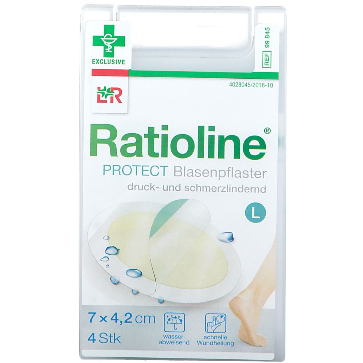Ratioline® PROTECT Blasenpflaster 7 x 4,2 cm