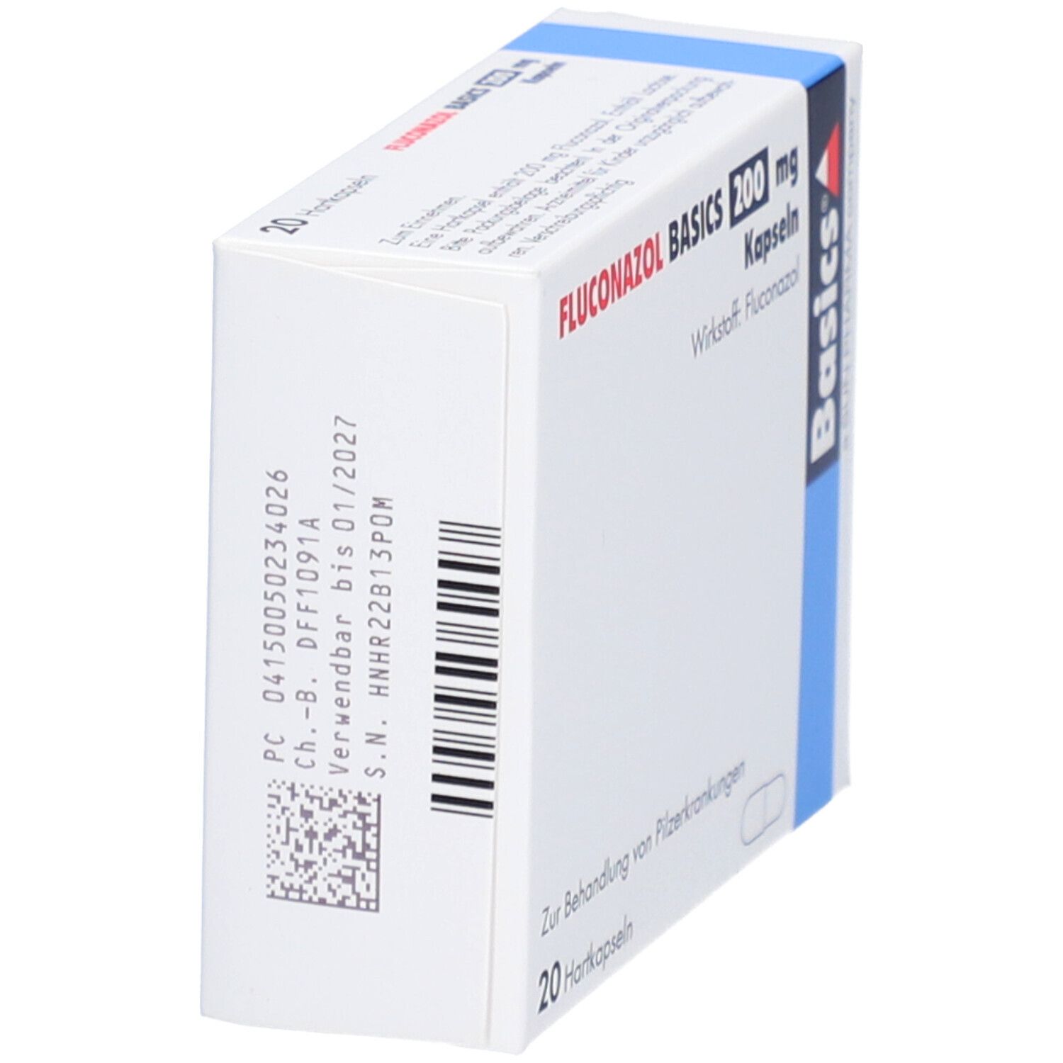 Fluconazol Basics 200 mg Hartkapseln 20 St