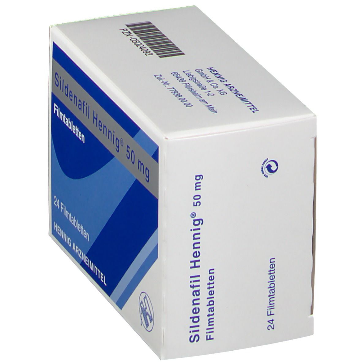 Sildenafil Hennig 50 mg Filmtabletten 24 St