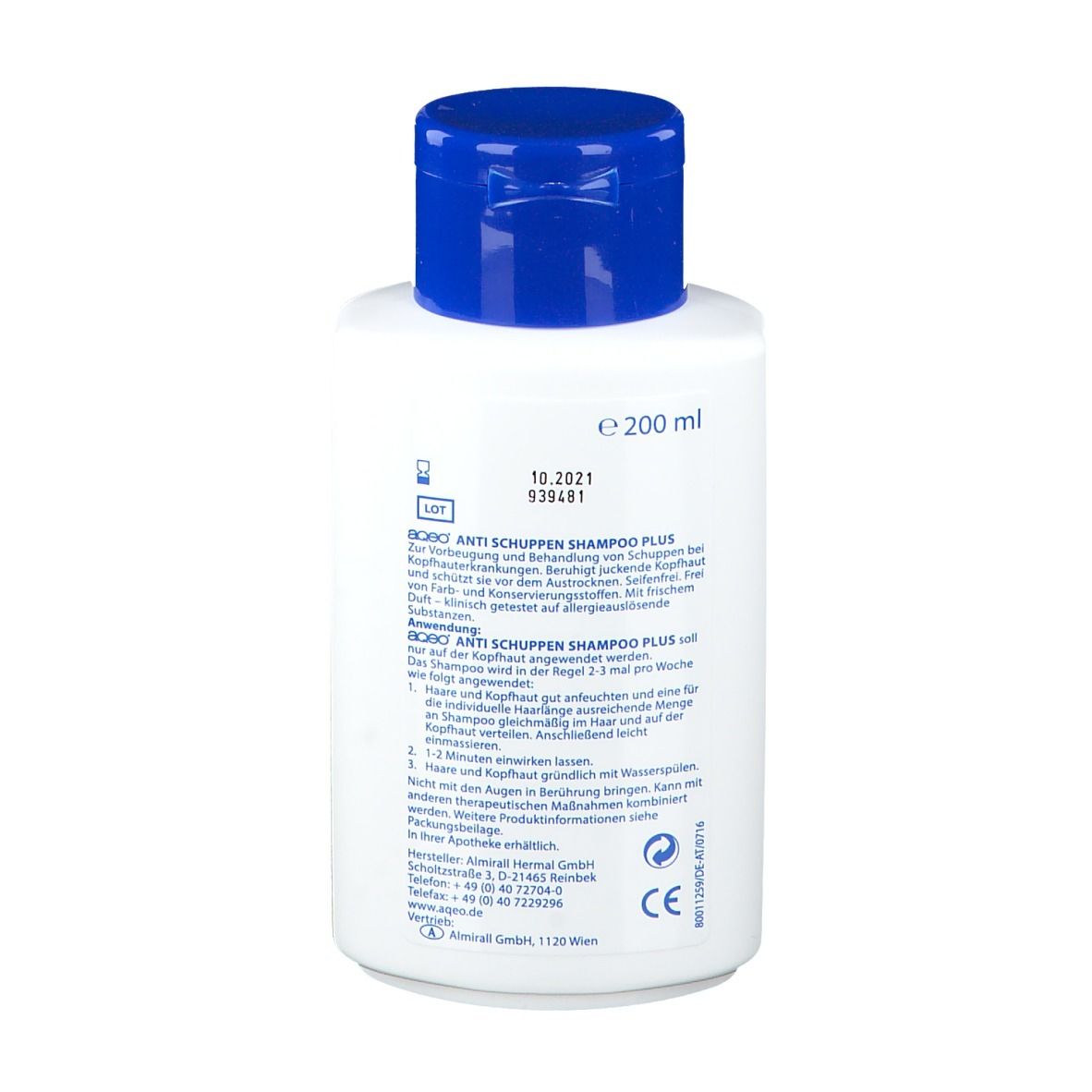 aqeo® Anti-Schuppen-Shampoo Plus