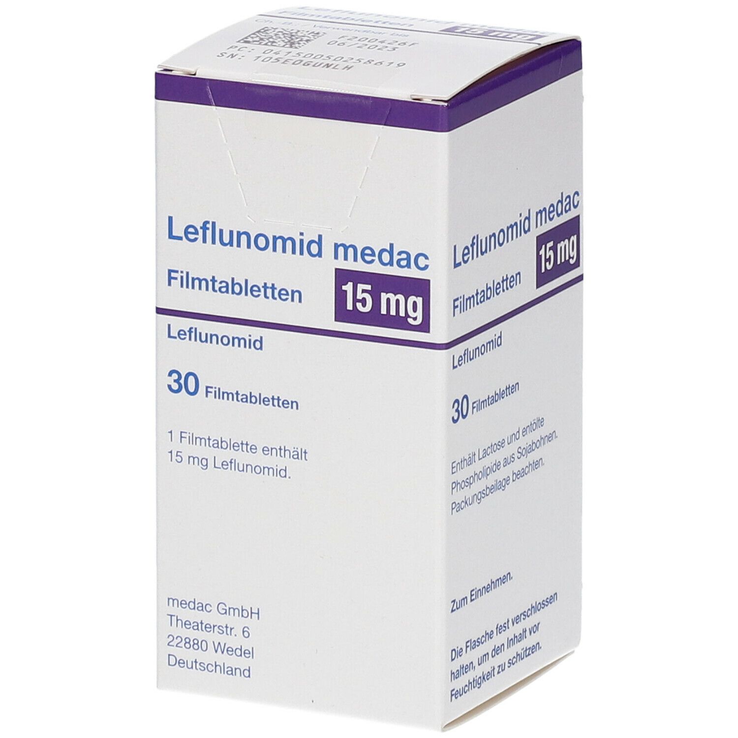 Leflunomid medac 15 mg Filmtabletten 30 St