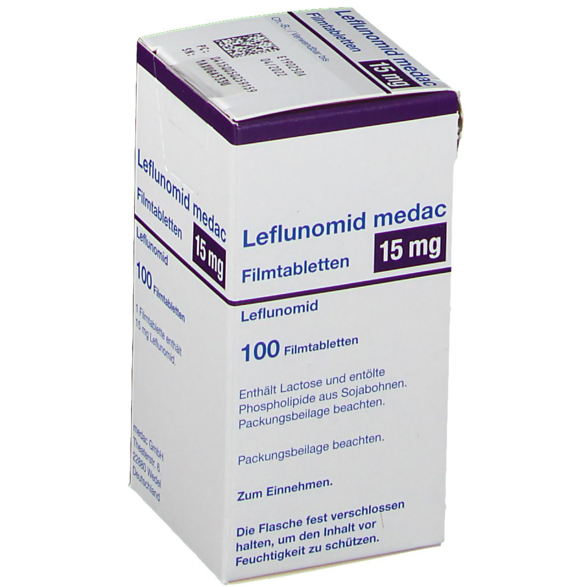 Leflunomid medac 15 mg Filmtabletten 100 St