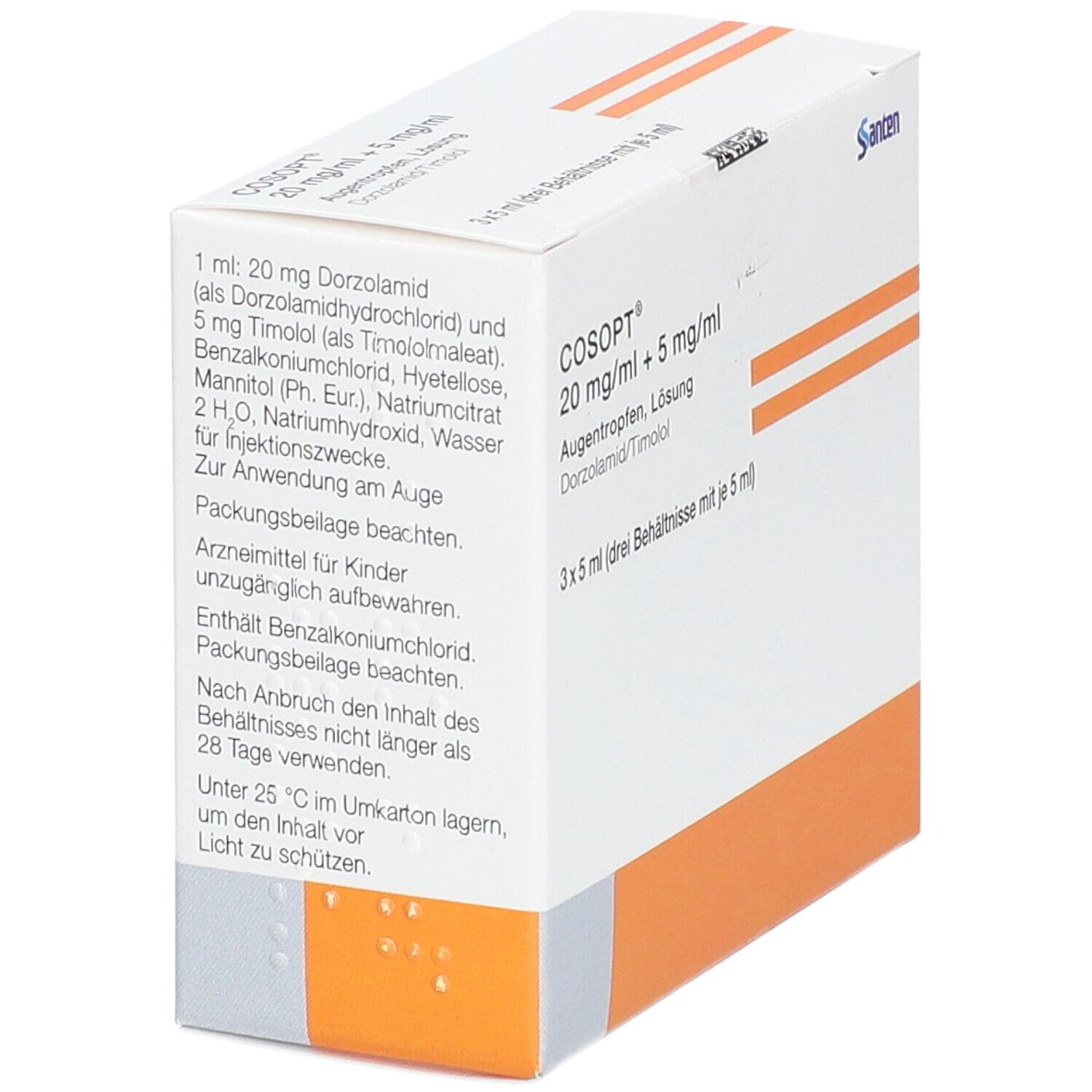 COSOPT 20 mg/ml + 5 mg/ml Augentropfen