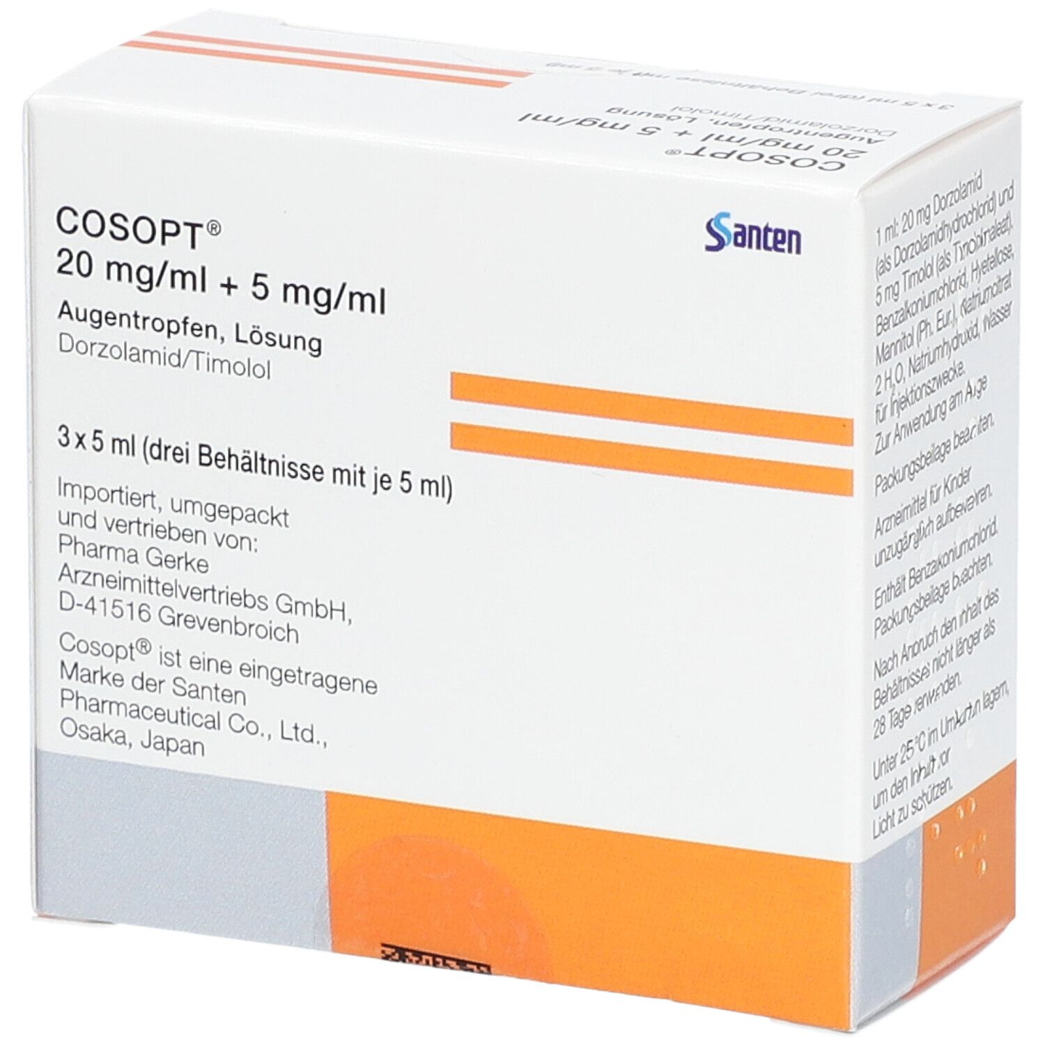 COSOPT 20 mg/ml + 5 mg/ml Augentropfen