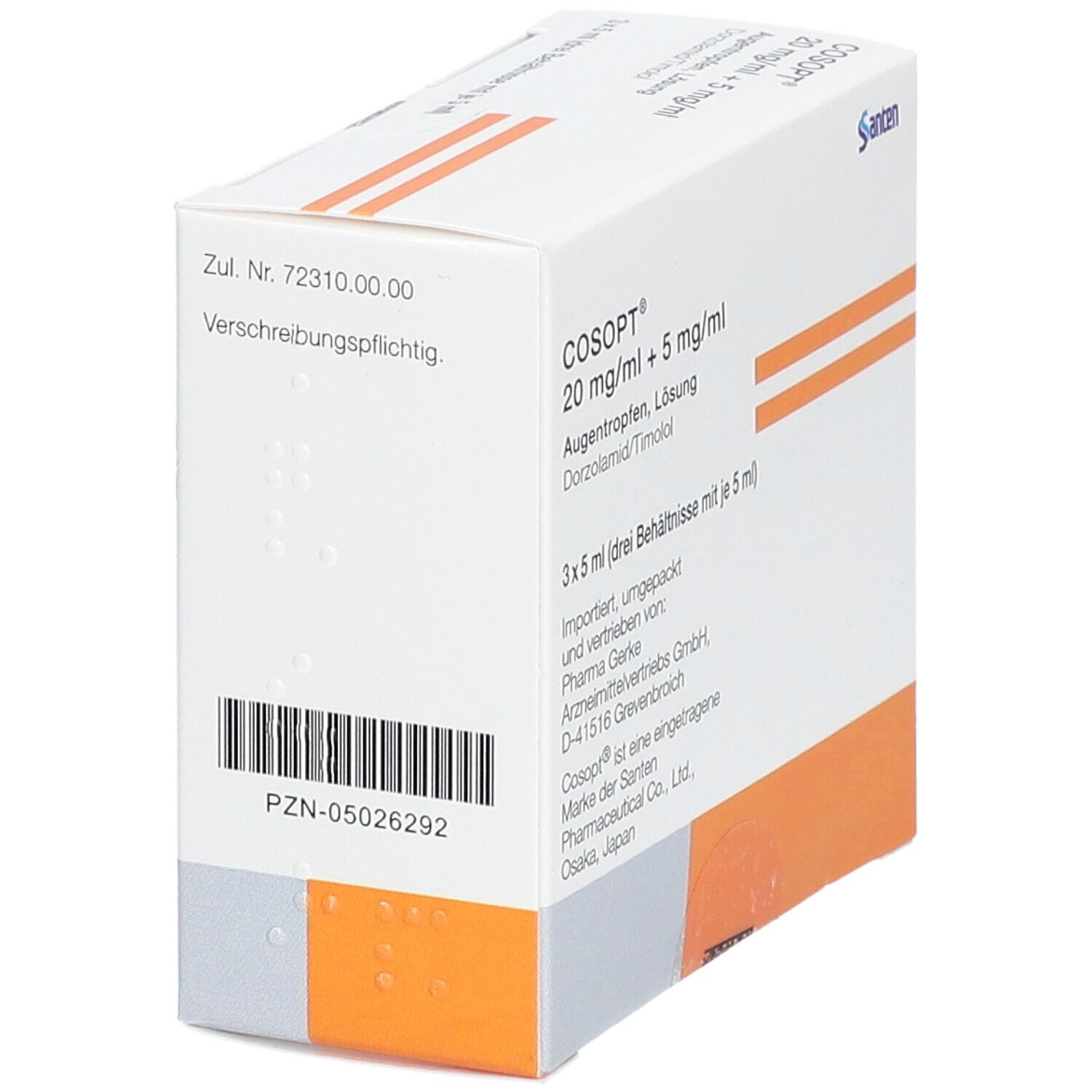 COSOPT 20 mg/ml + 5 mg/ml Augentropfen