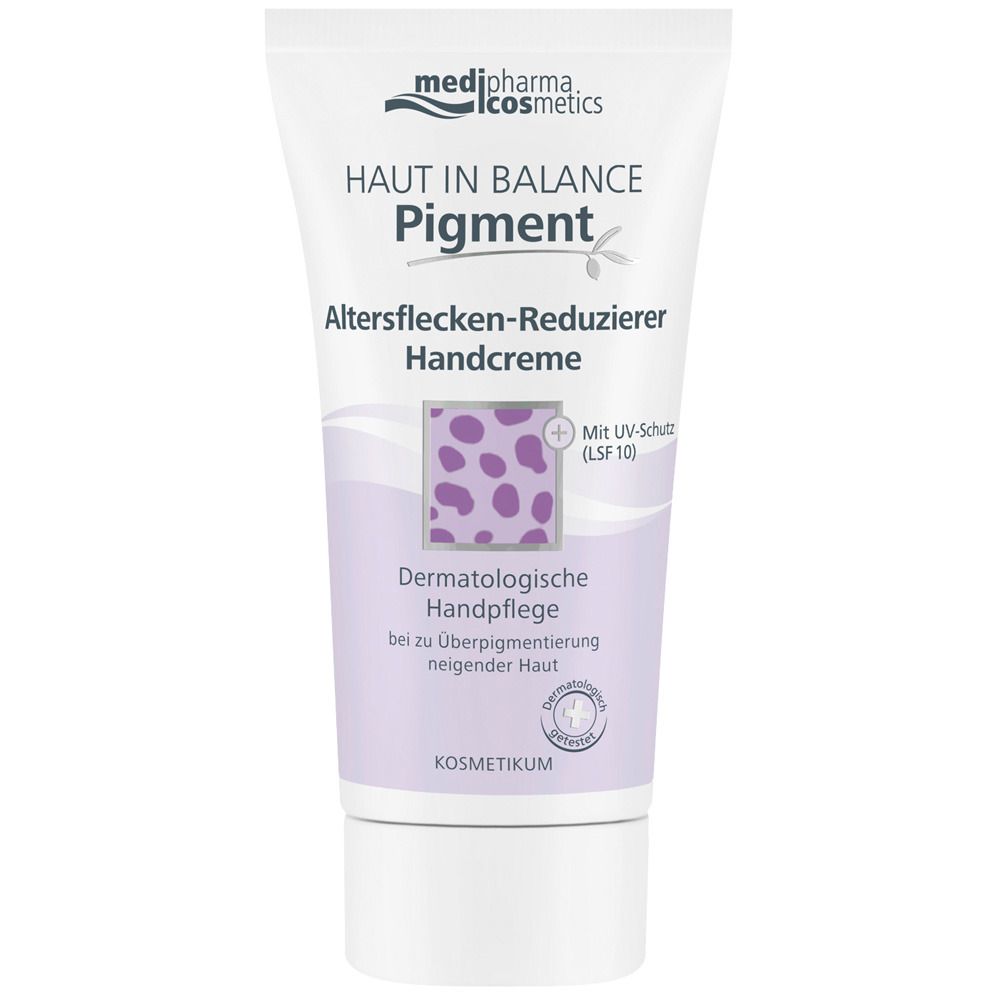 medipharma cosmetics Haut in Balance Pigment Altersflecken-Reduzierer Handcreme