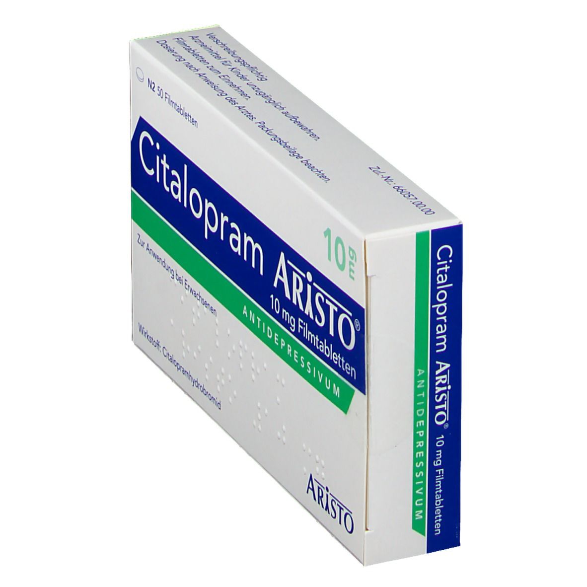 Citalopram Aristo 10 mg Filmtabletten 50 St