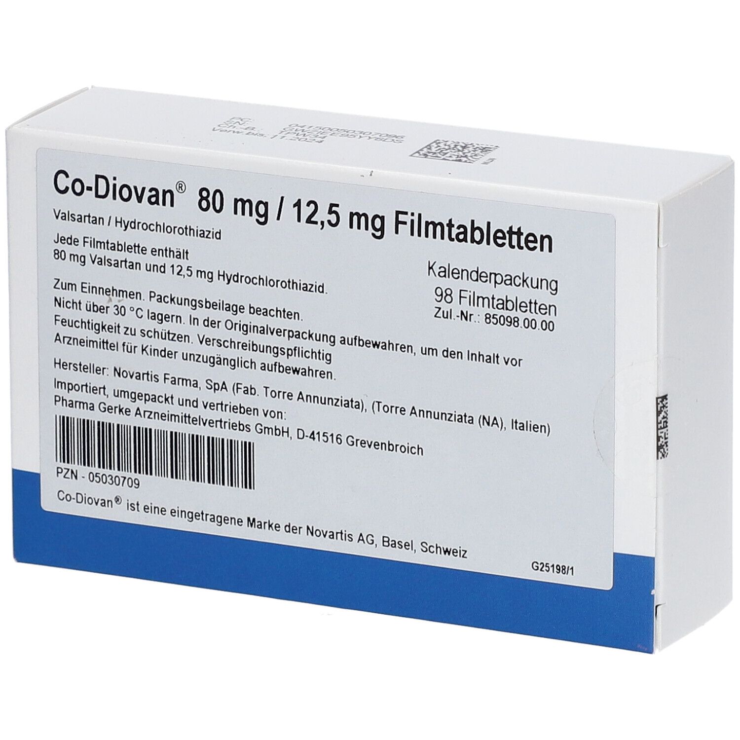 Codiovan 80 mg/12,5 mg Filmtabletten 98 St