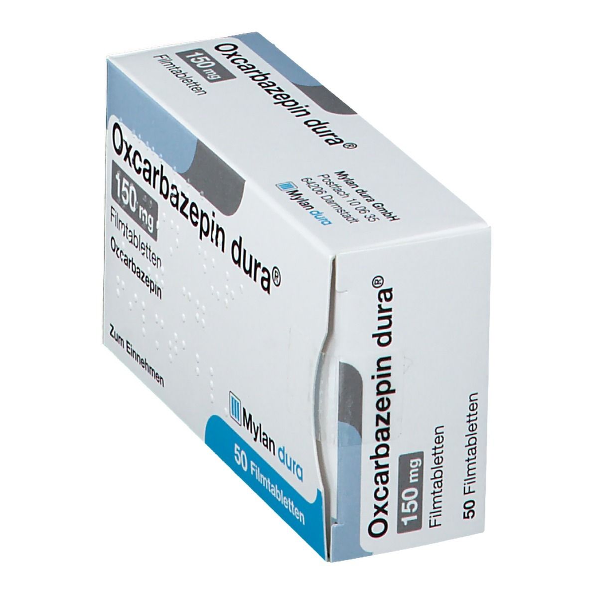 Oxcarbazepin dura 150 mg Filmtabletten 50 St