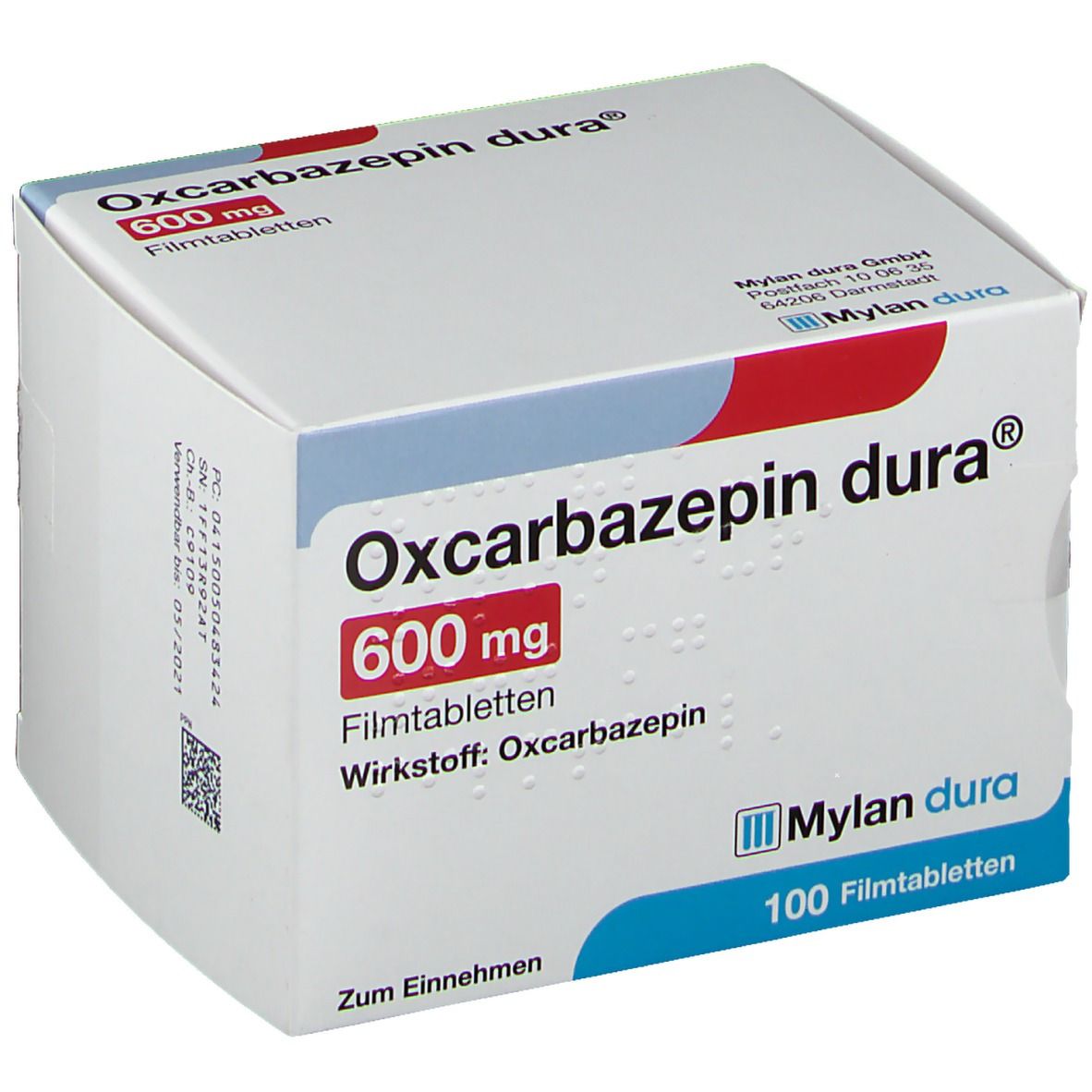 Oxcarbazepin dura® 600 mg