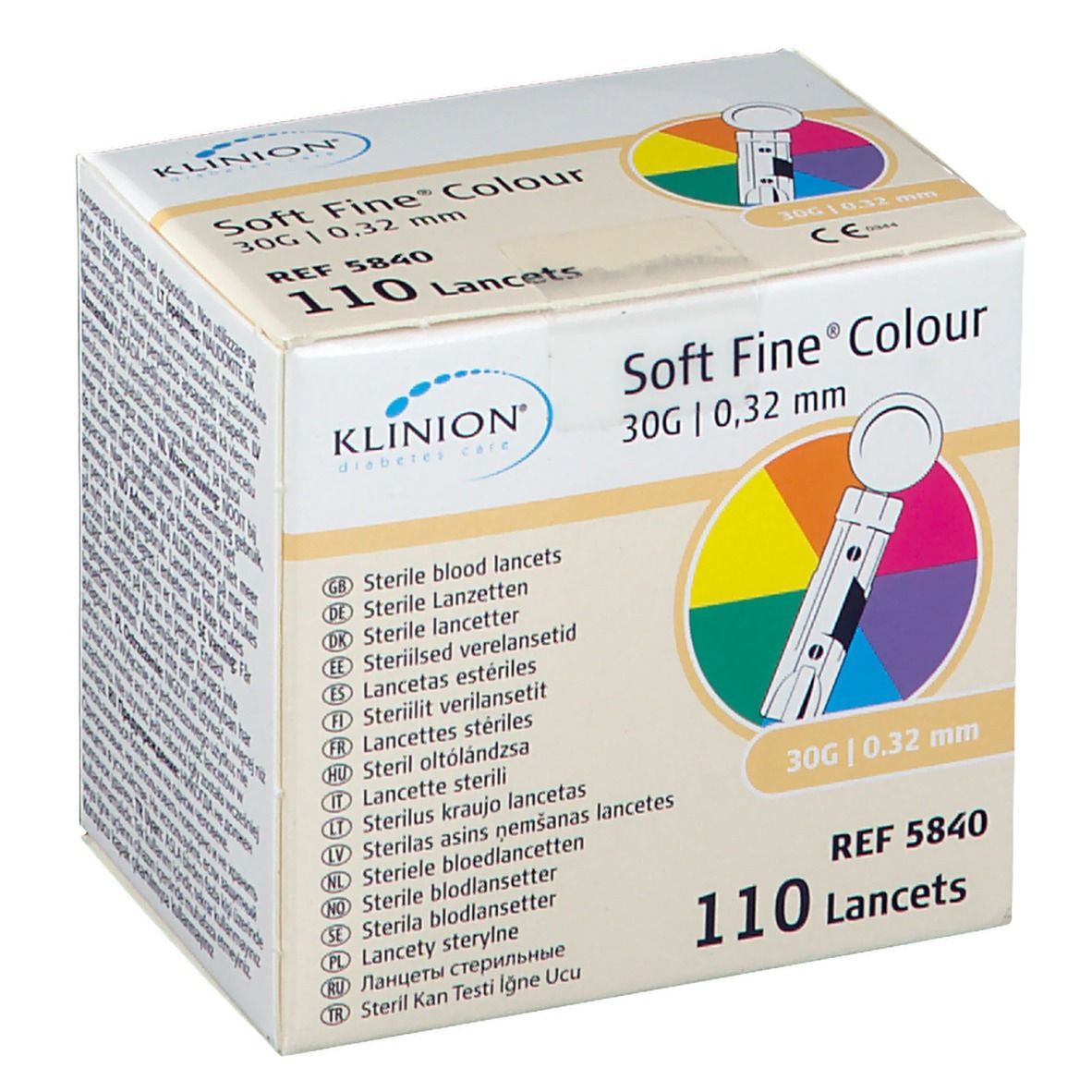 Klinion Soft fine colour Lanzetten 30 G