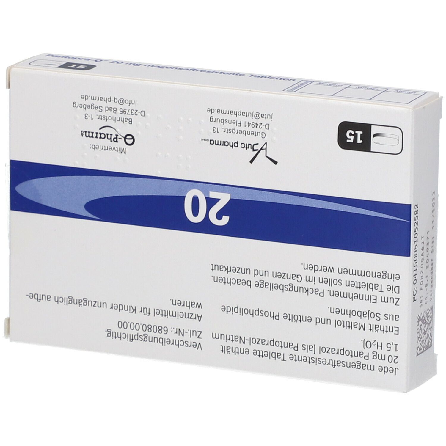 Pantopra-Q® 20 mg