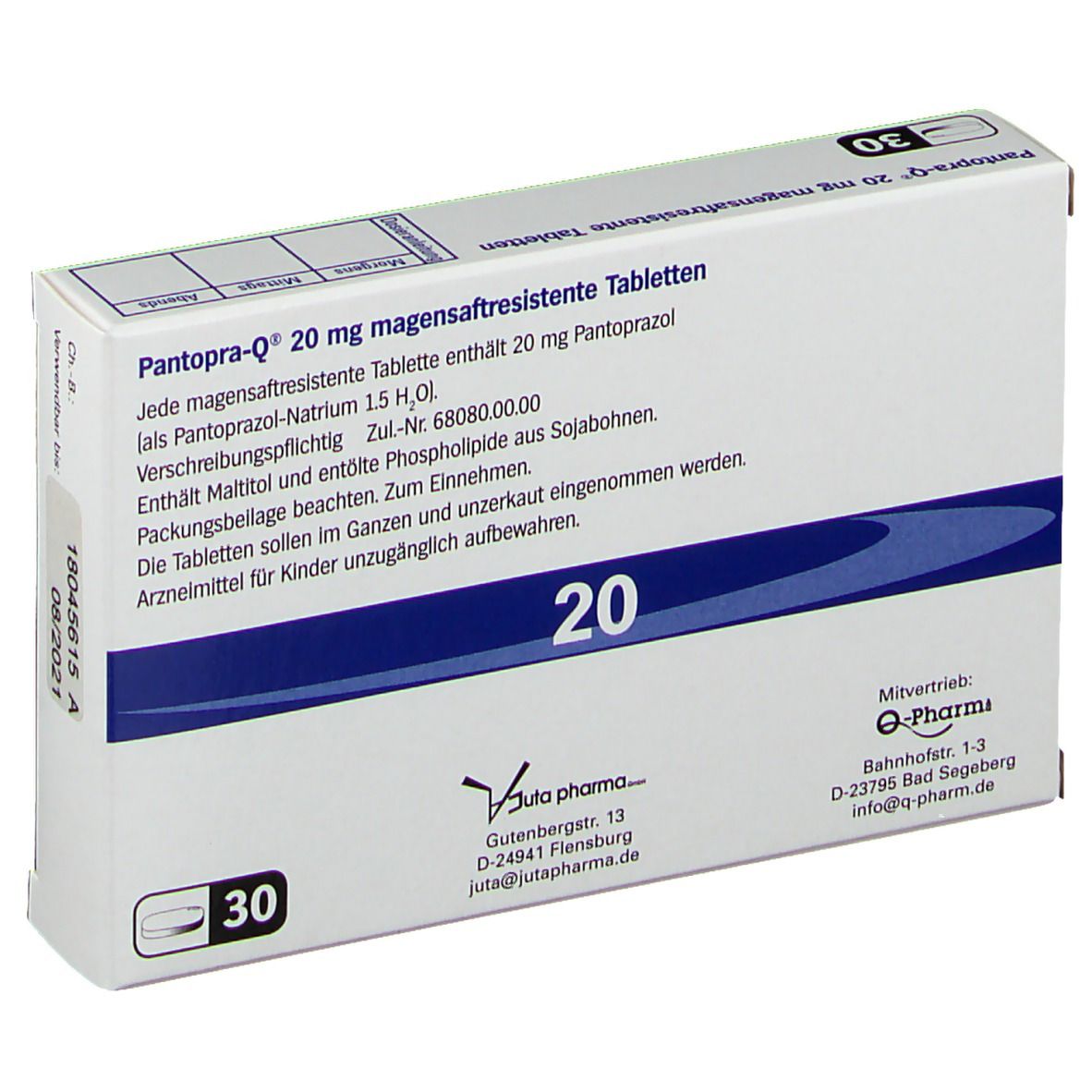 Pantopra-Q® 20 mg