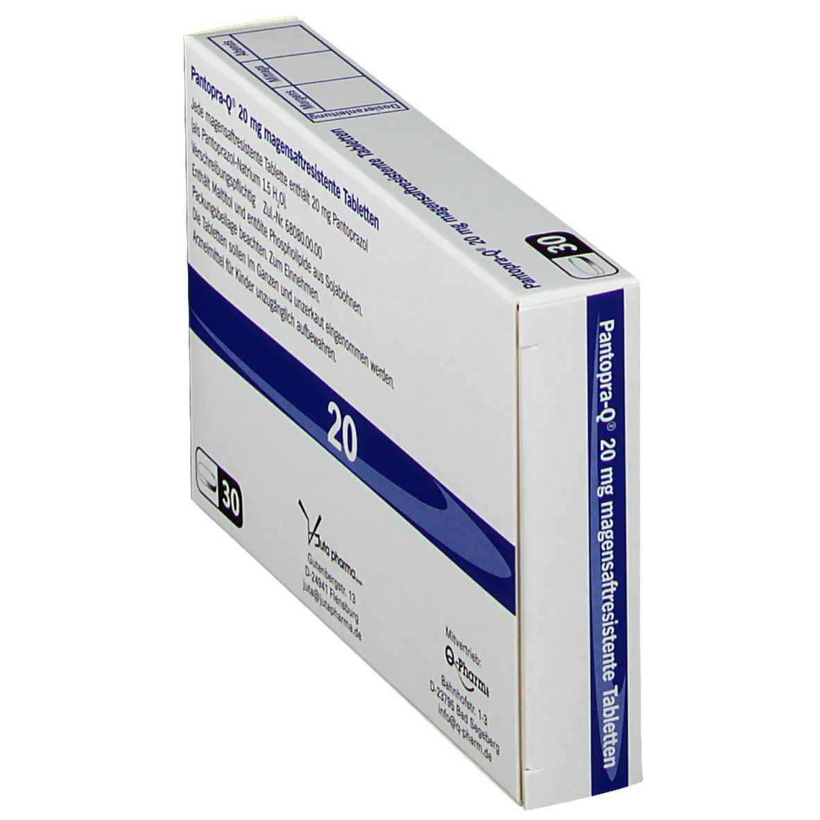 Pantopra-Q® 20 mg