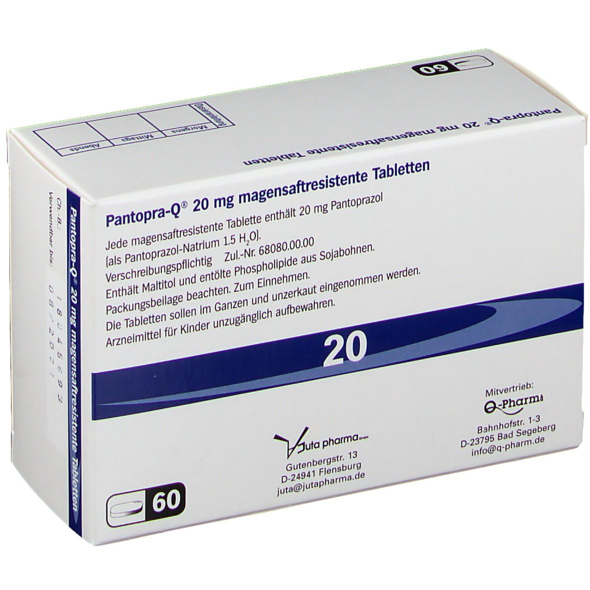 Pantopra-Q® 20 mg