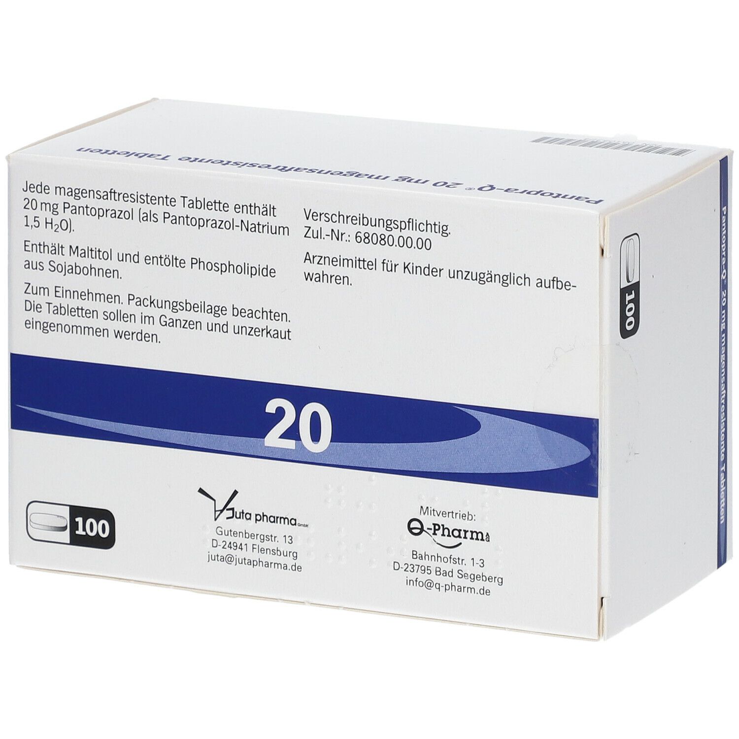 Pantopra-Q® 20 mg