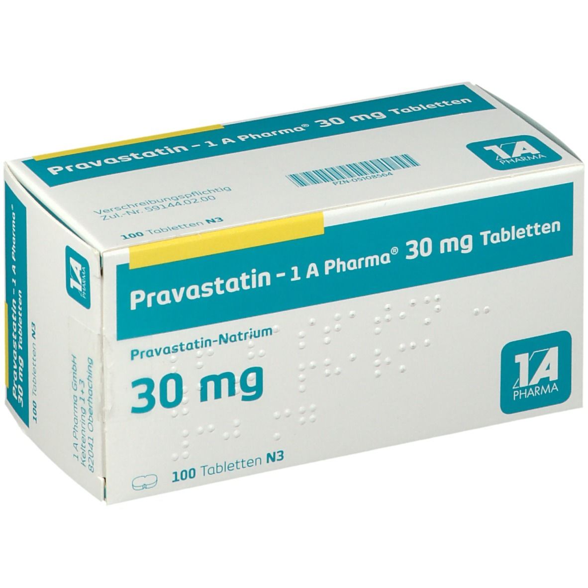 Pravastatin 1A Pharma® 30Mg