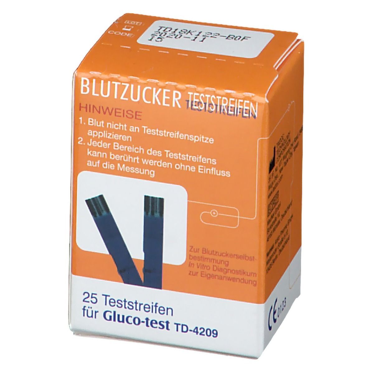 Gluco-test TD-4209 Blutzucker Teststreifen