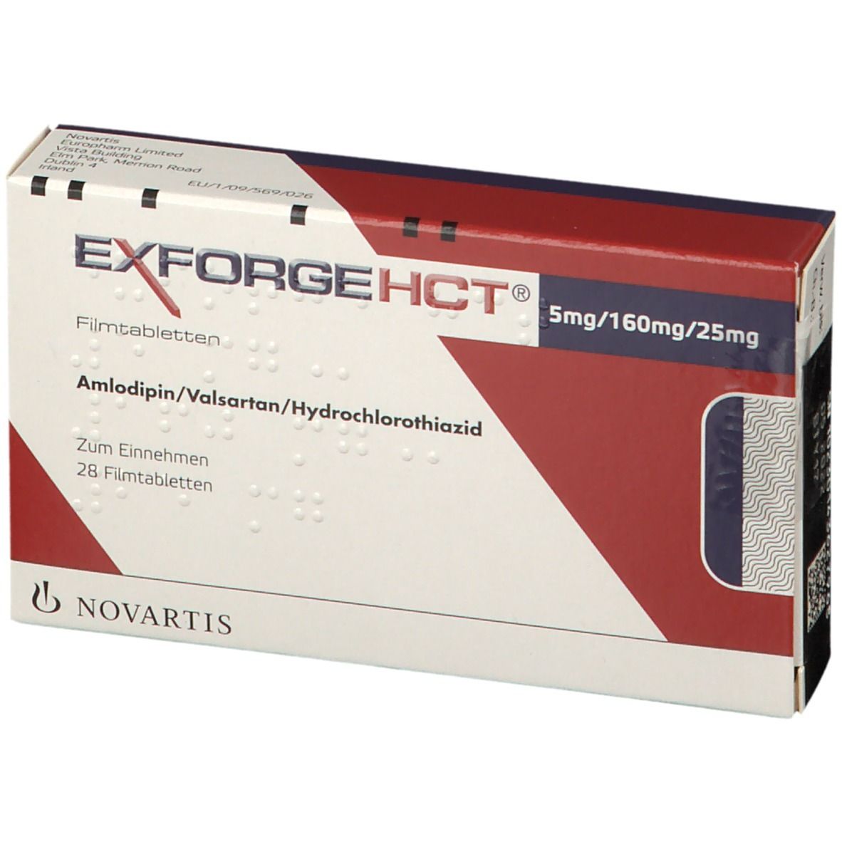 Exforge® HCT 5 mg/160 mg/25 mg