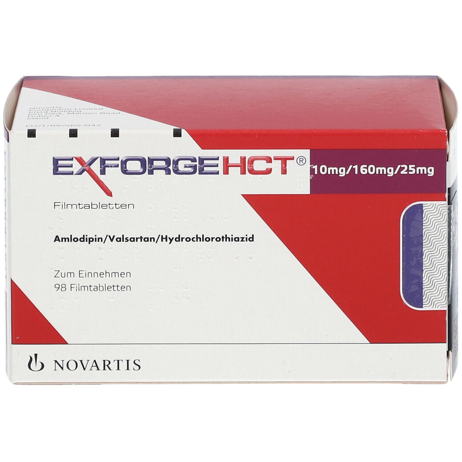 Exforge® HCT 10 mg/160 mg/25 mg