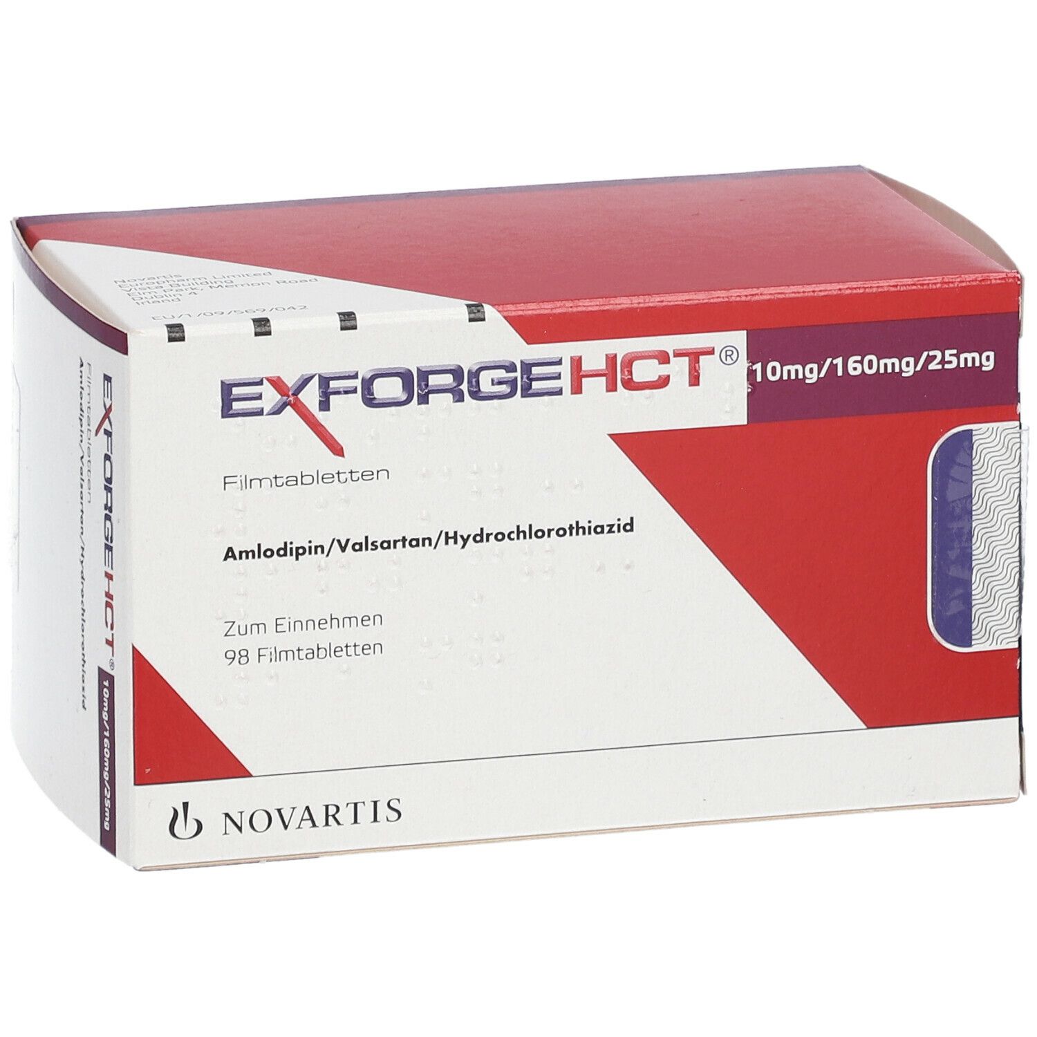 Exforge® HCT 10 mg/160 mg/25 mg