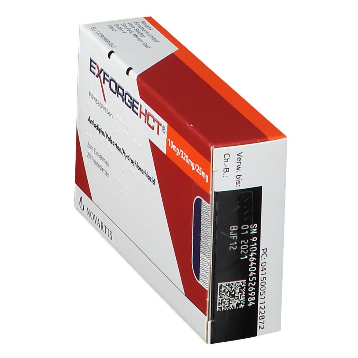 Exforge HCT 10 mg/320 mg/25 mg Filmtabletten 28 St