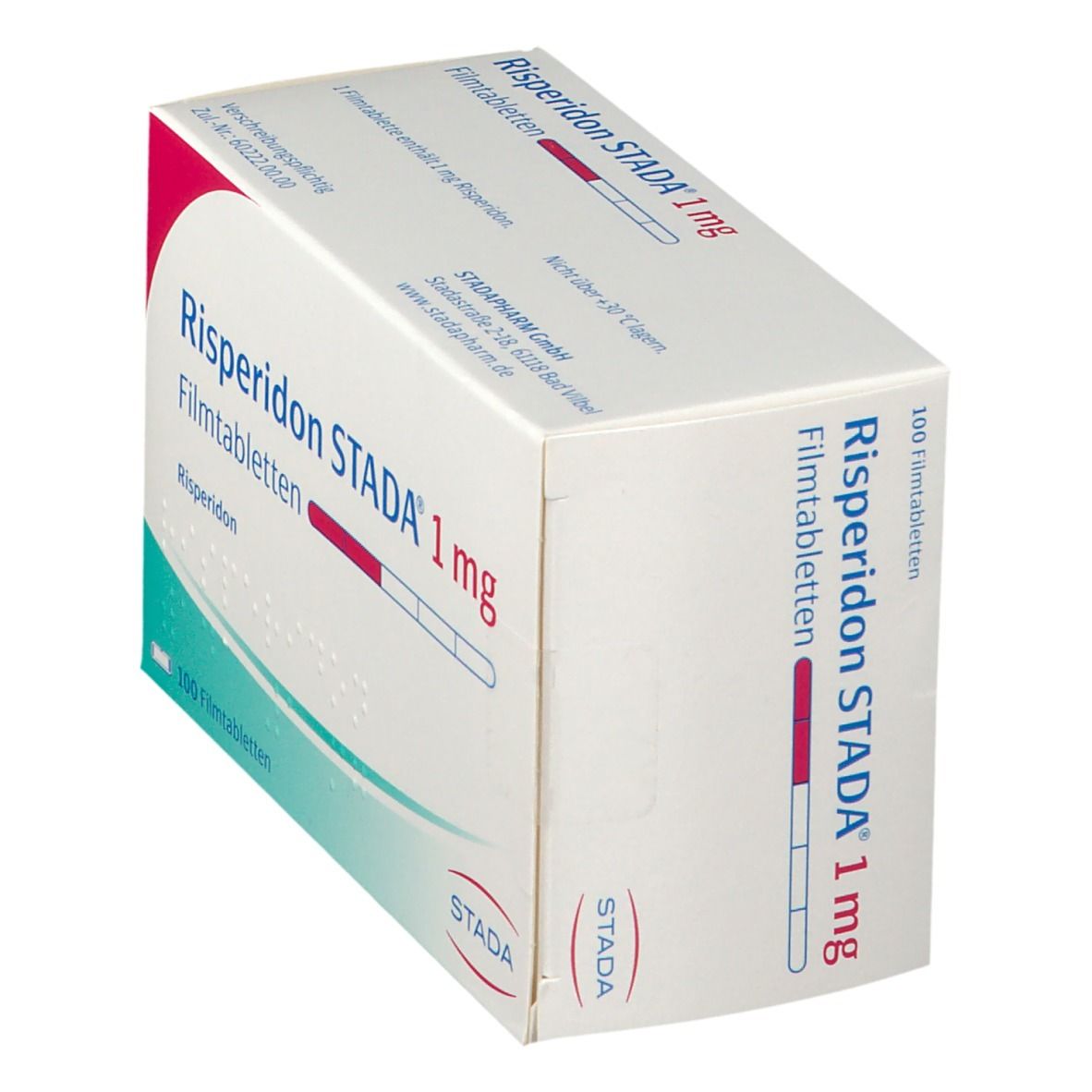 Risperidon Stada 1 mg Filmtabletten 100 St