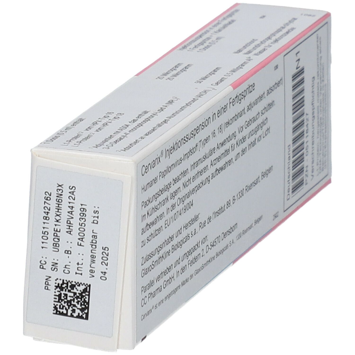 CERVARIX Inj.-Susp.i.e.Fertigspritze