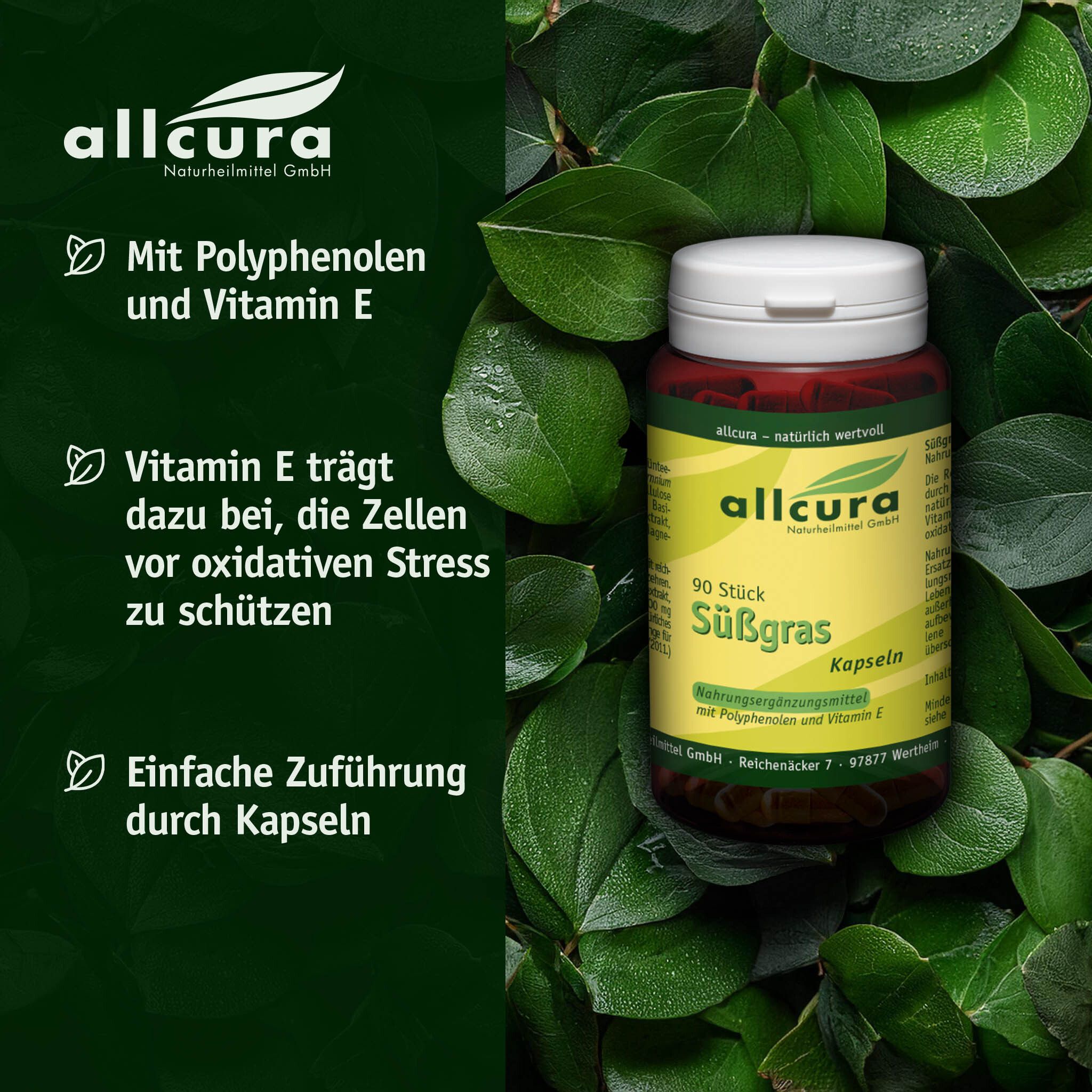 allcura Süßgras-Kapseln