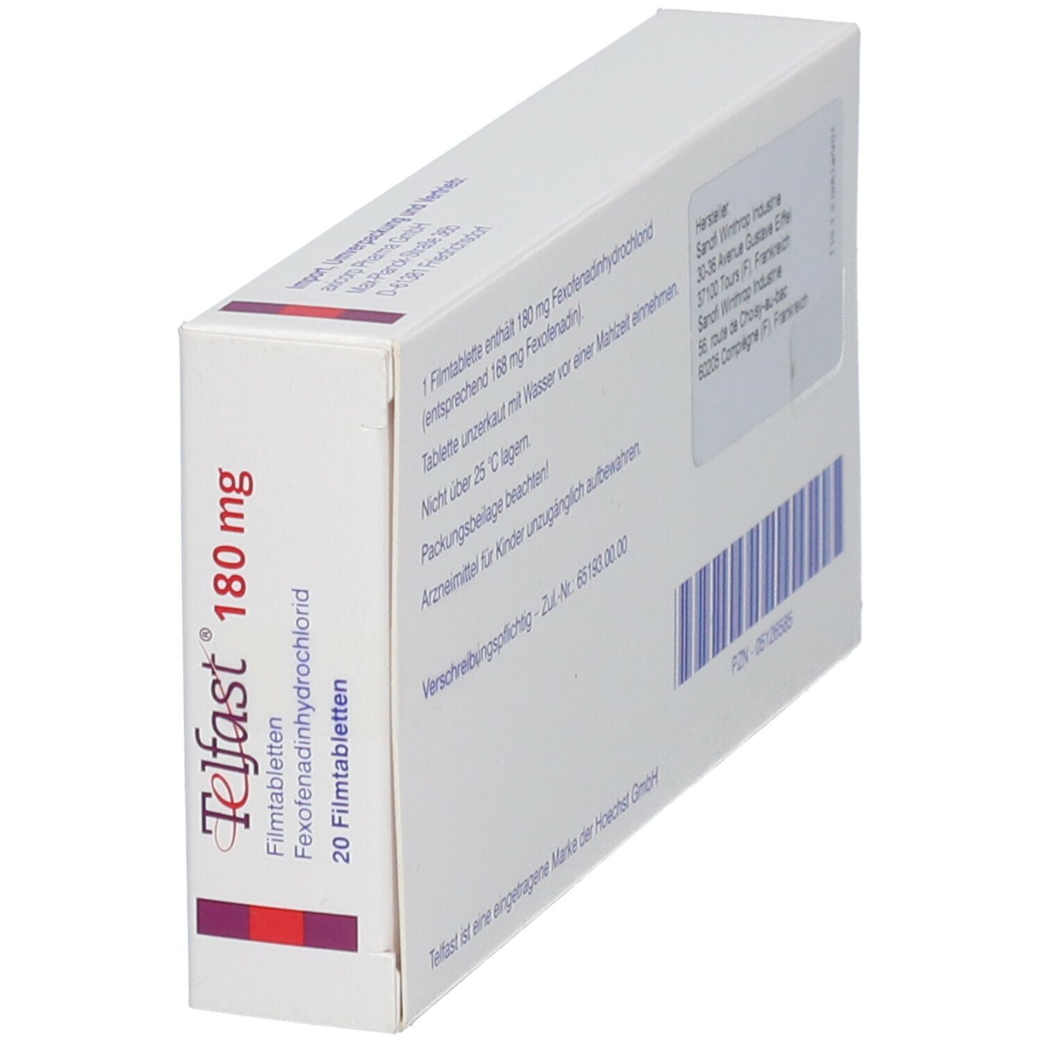 TELFAST 180 mg Filmtabletten