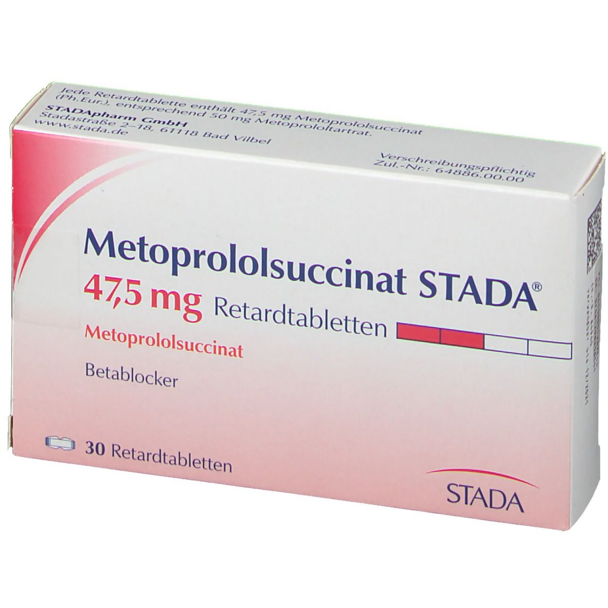 Metoprololsuccinat STADA® 47,5 mg