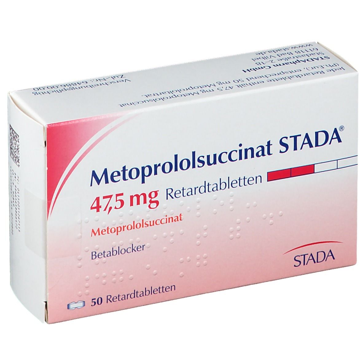 Metoprololsuccinat STADA® 47,5 mg Retardtabletten