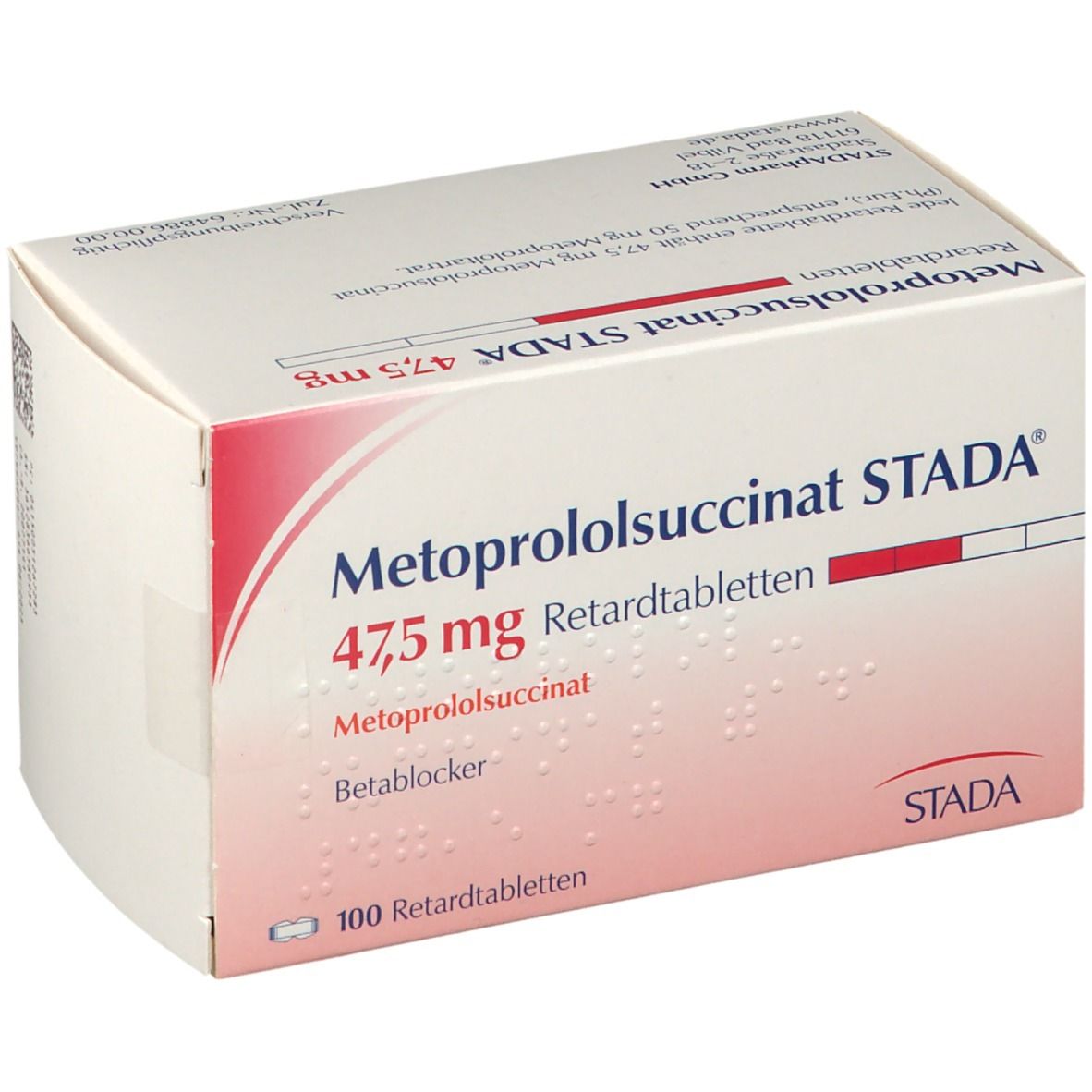 Metoprololsuccinat STADA® 47,5 mg Retardtabletten