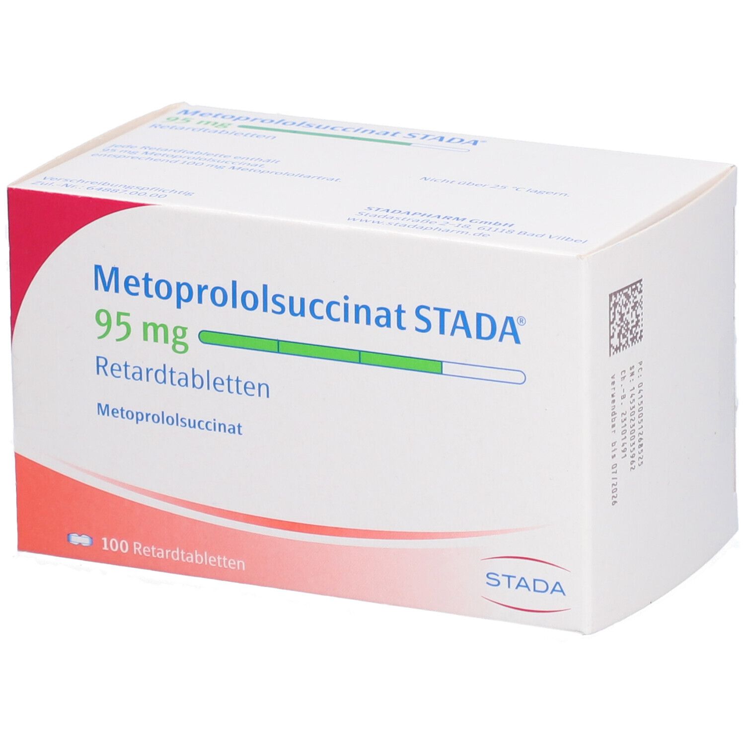 Metoprololsuccinat STADA® 95 mg
