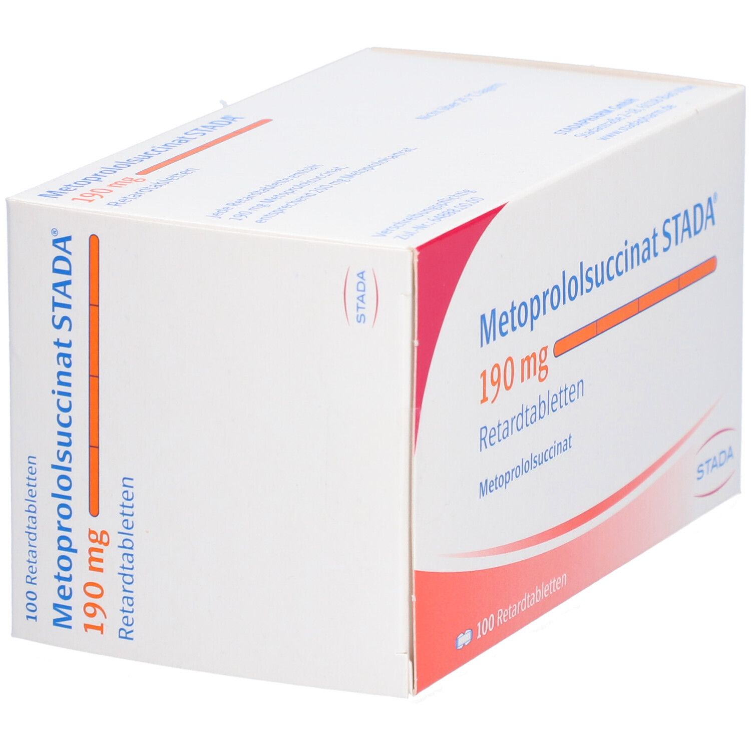 Metoprololsuccinat AL 190 mg Retardtabletten 100 St Retard-Tabletten