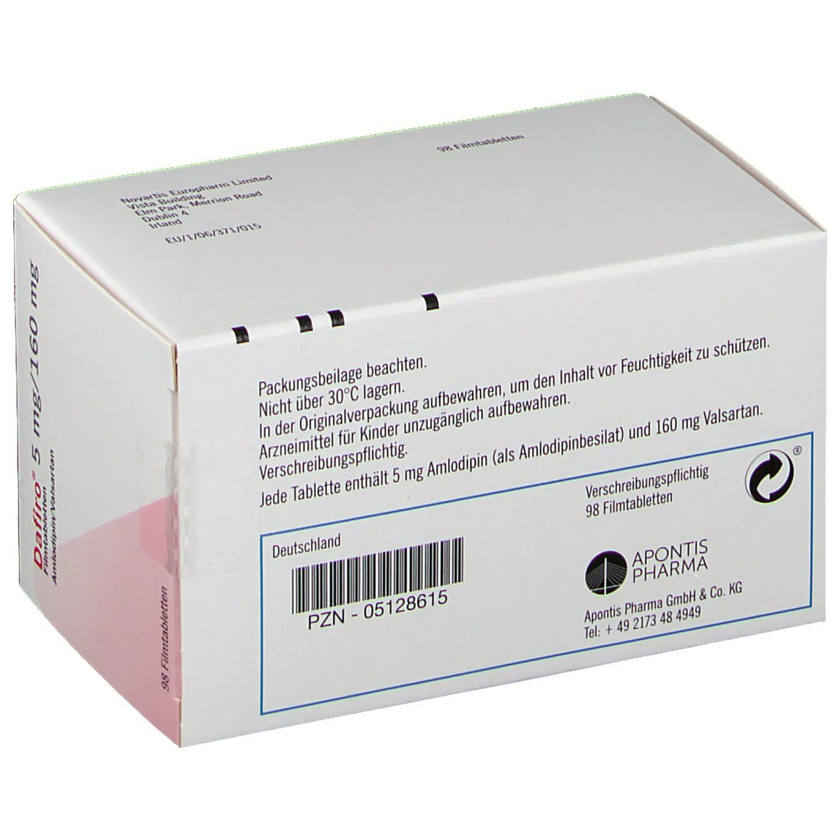 Dafiro® 5 mg/160 mg