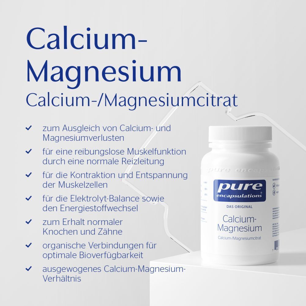 Pure Encapsulations Calcium Magnesium Citrat Kaps. 90 St Kapseln