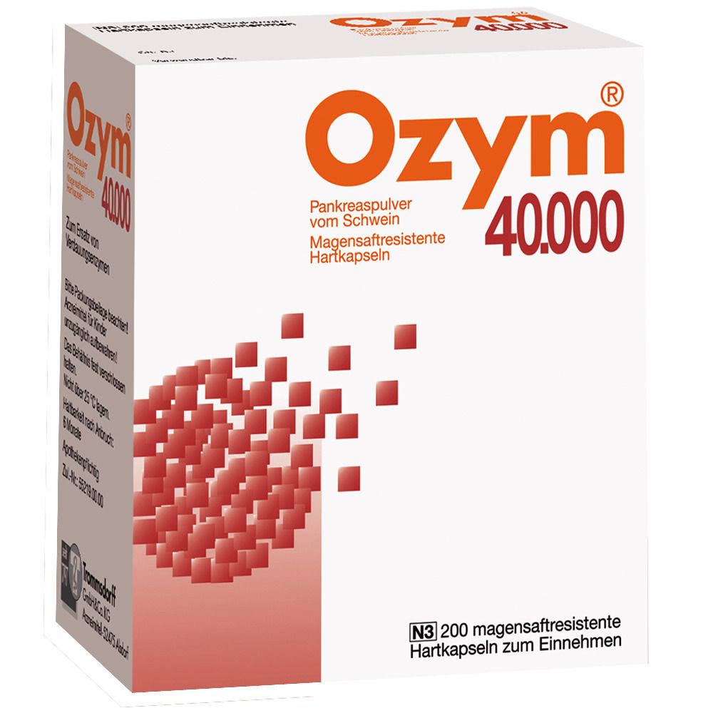Ozym® 40.000 magensaftresistente Hartkapseln