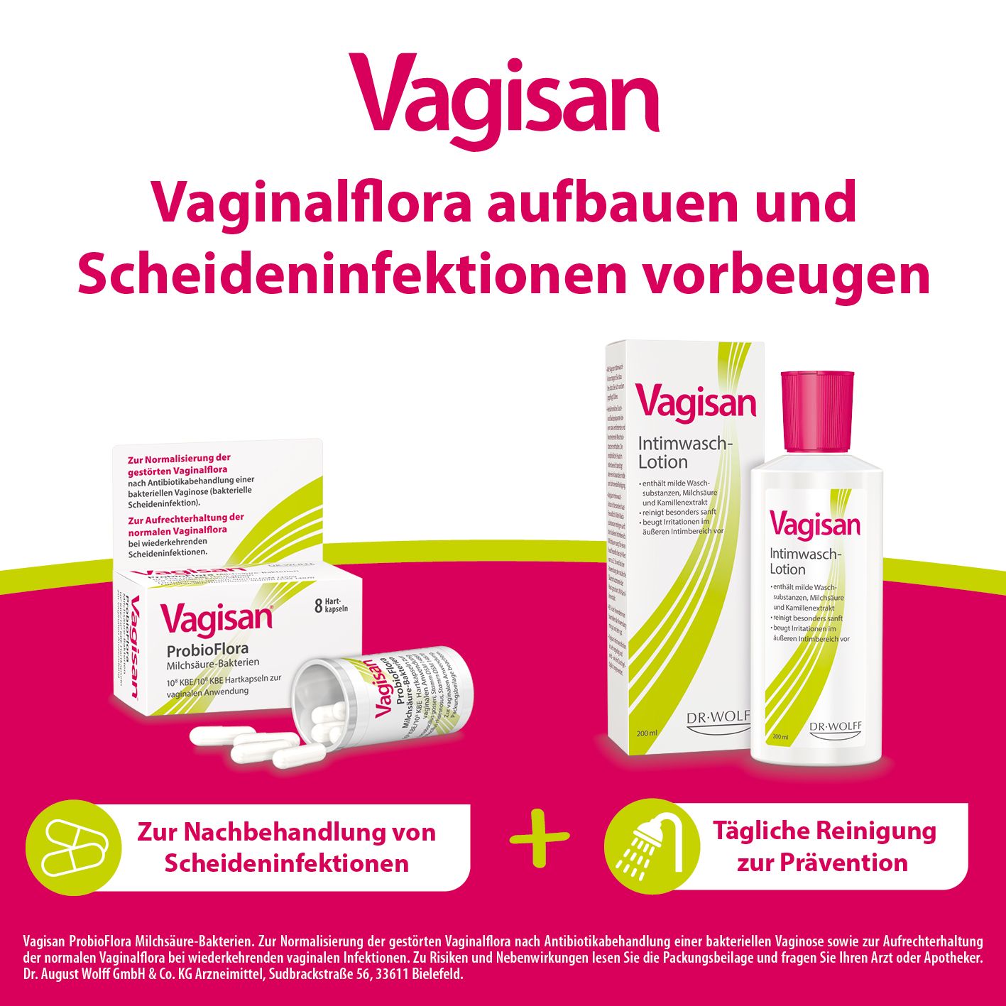 Vagisan Intimwaschlotion: Intimpflege für eine sanfte Reinigung und zur Vorbeugung von Infektionen