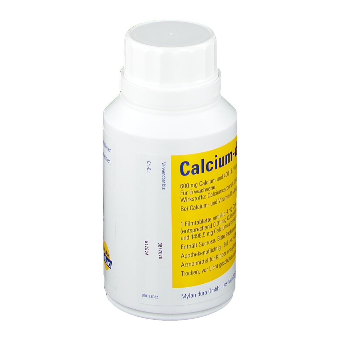 Calcium-dura® Vit D3 600 mg / 400 I.E. Filmtabletten