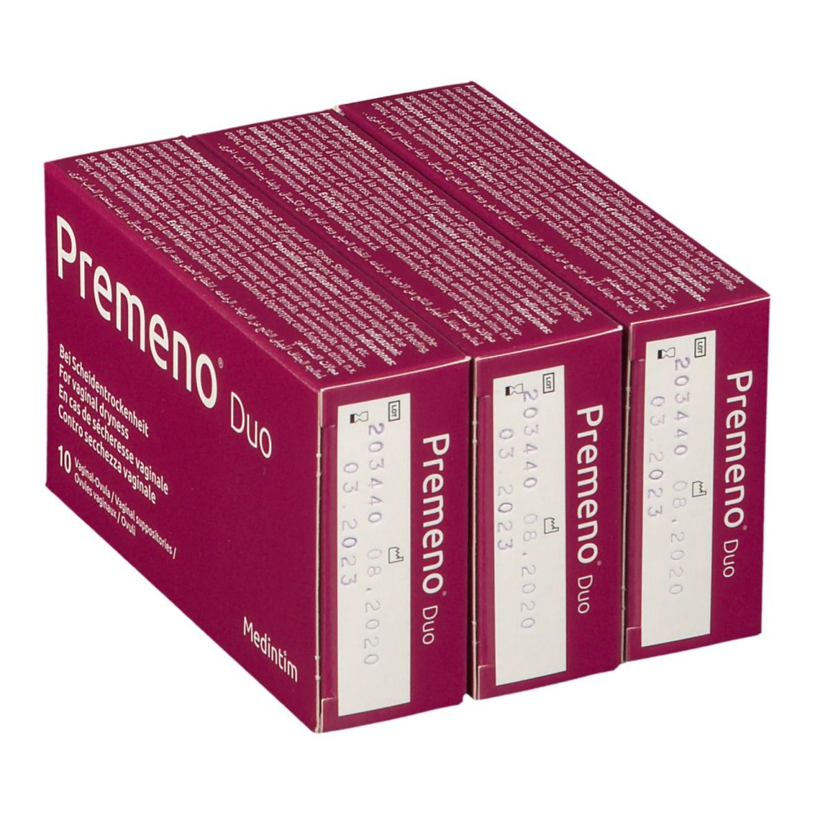 Premeno® Duo Vaginalovula 3x10 St Shop Apotheke