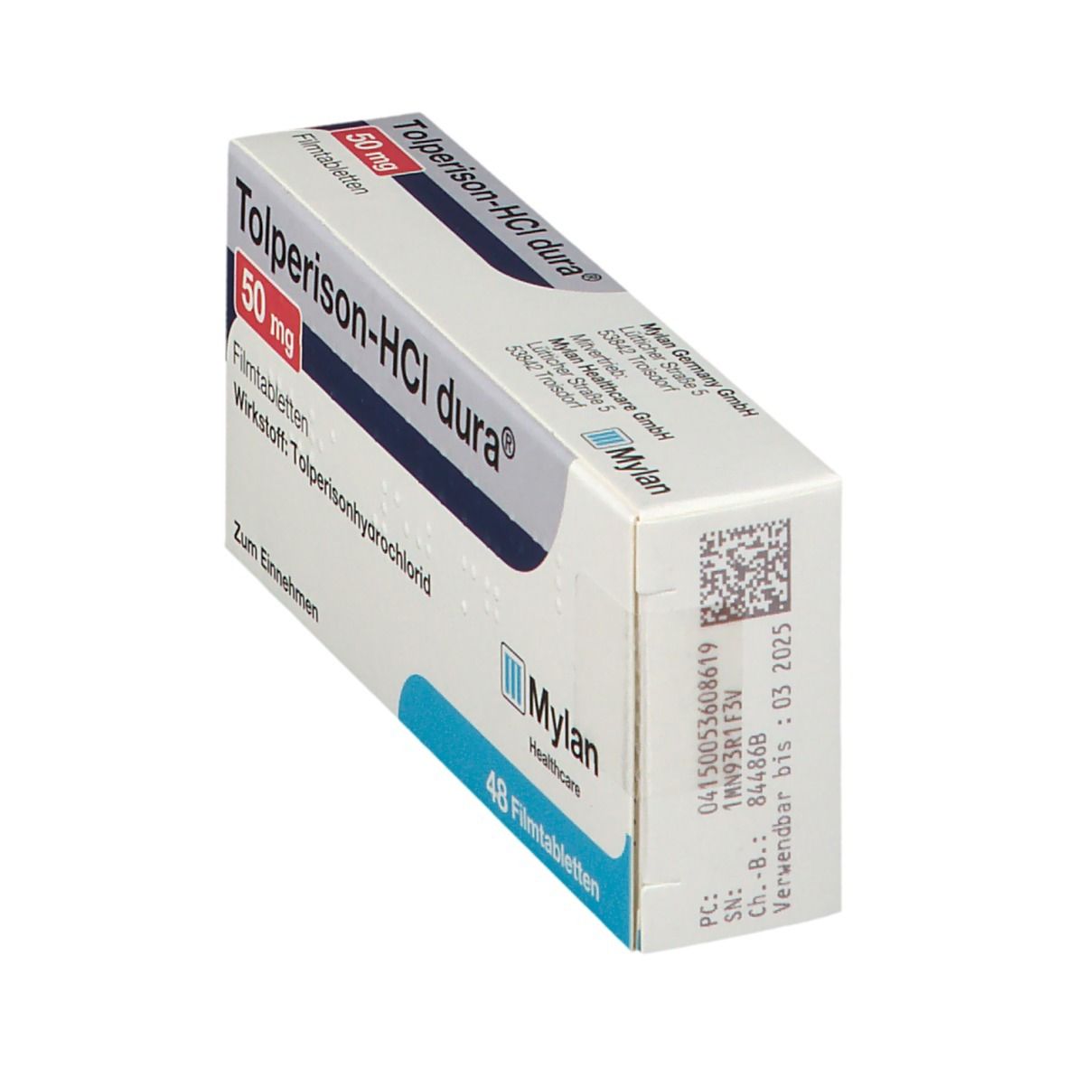 Tolperison-HCl dura® 50 mg