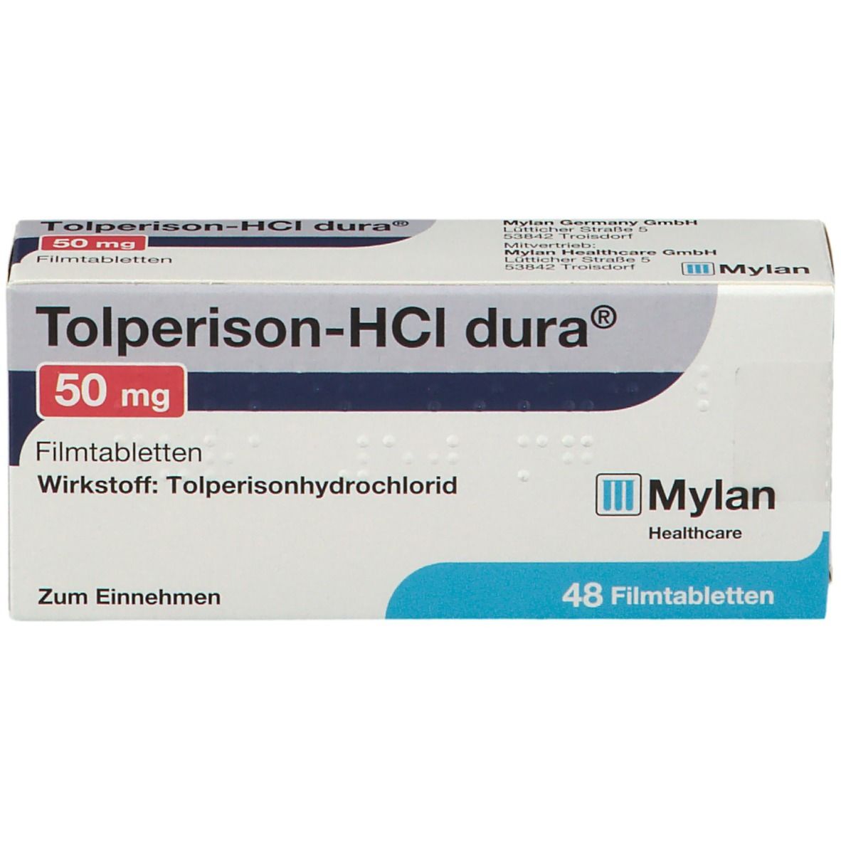 Tolperison-HCl dura® 50 mg