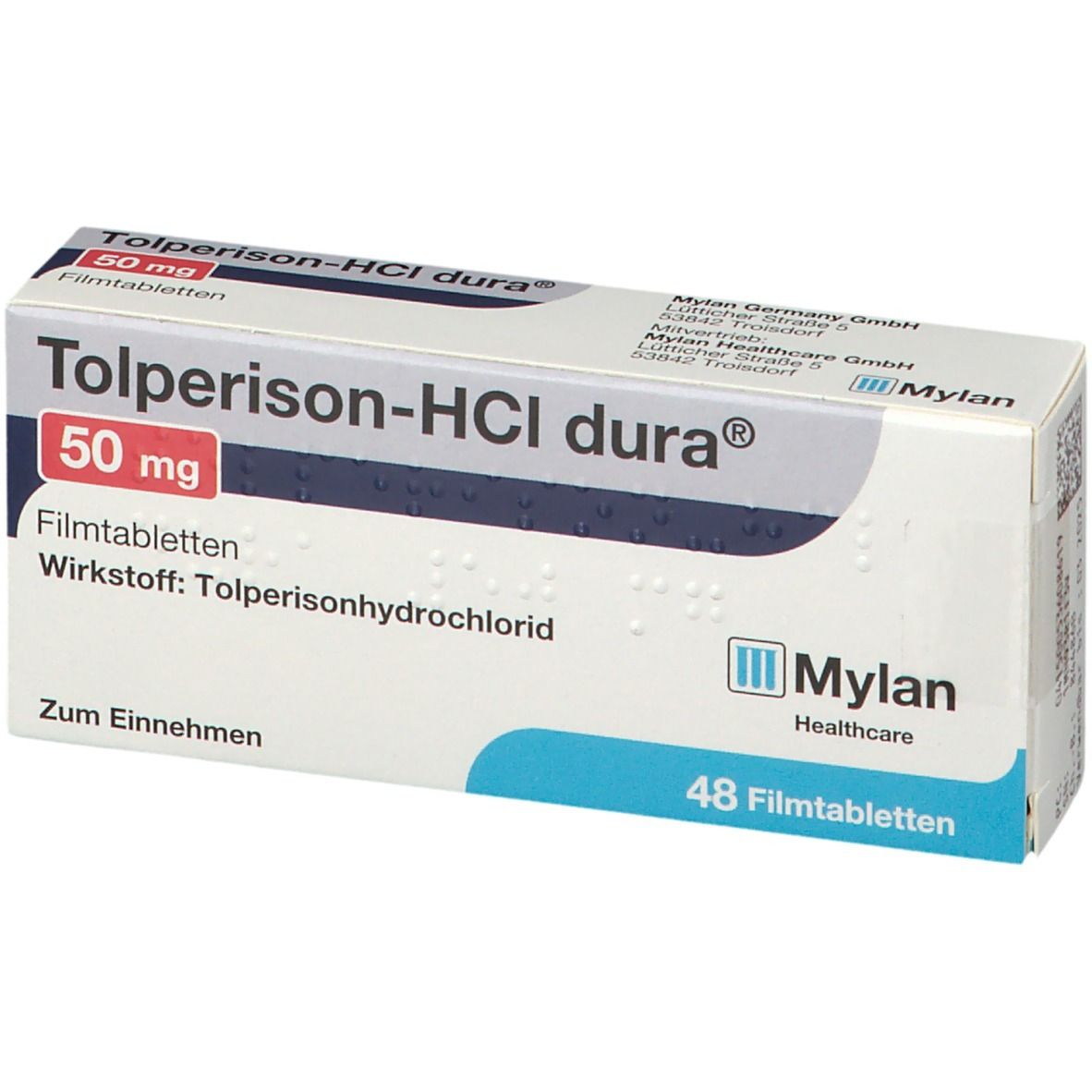 Tolperison-HCl dura® 50 mg