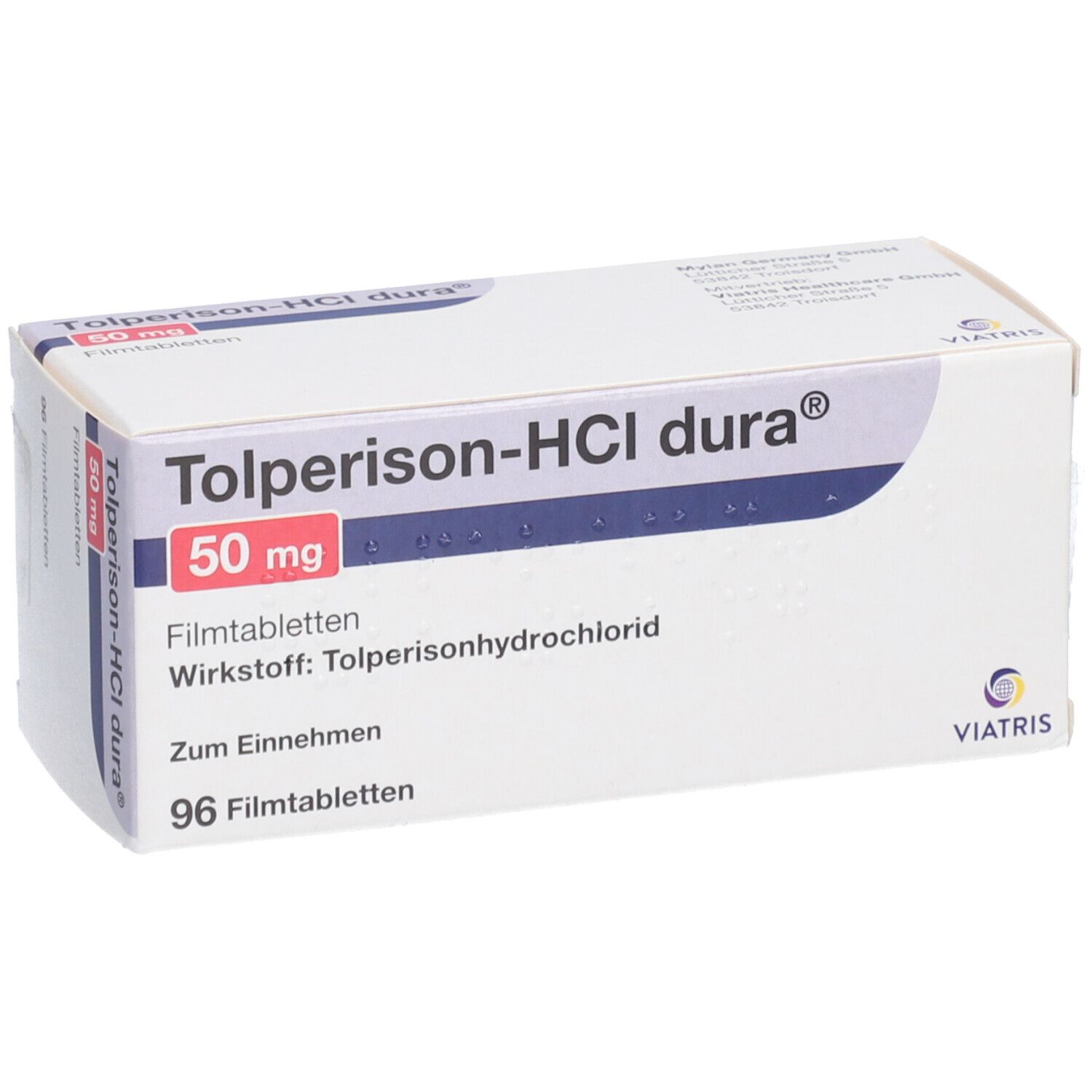 Tolperison-HCl dura® 50 mg
