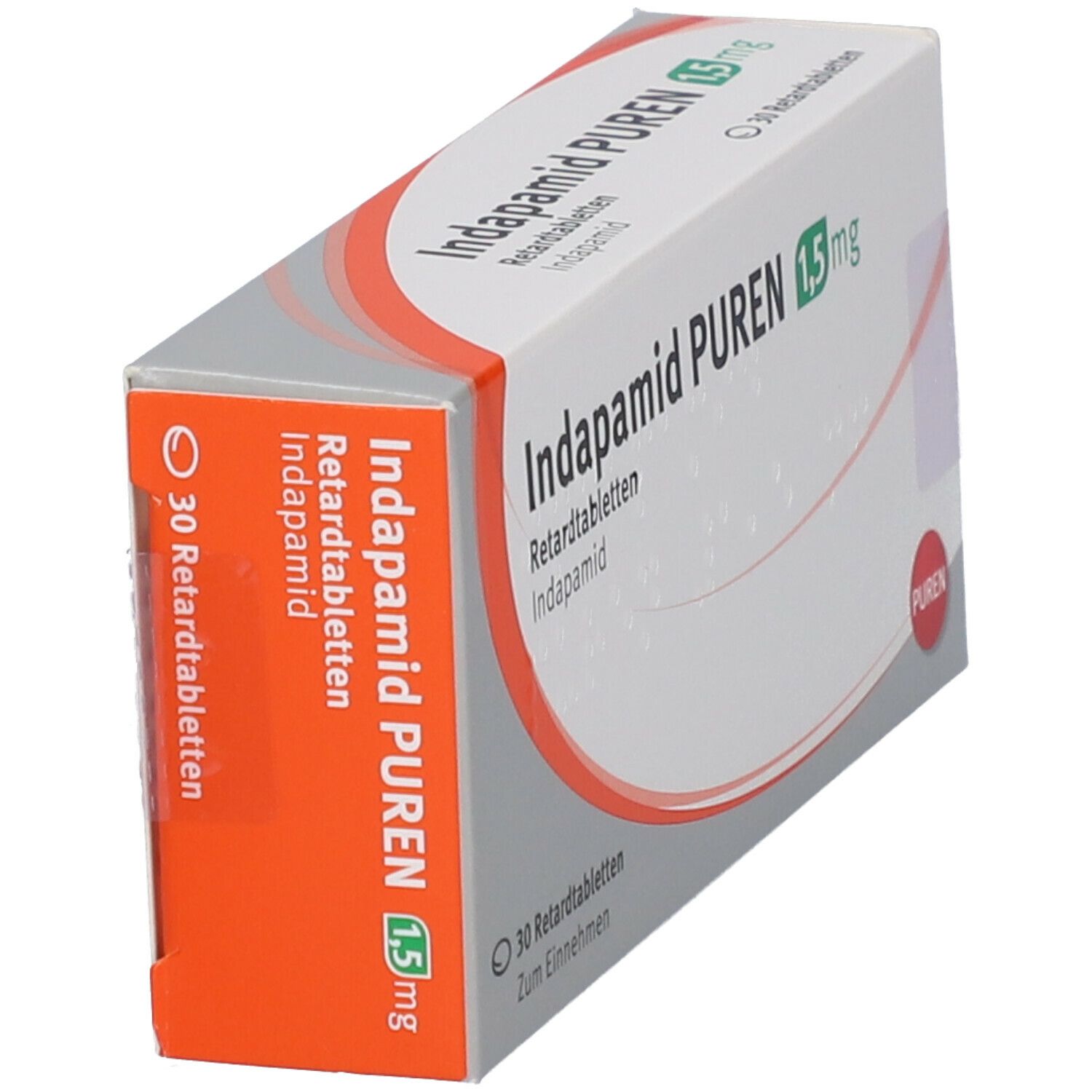 Indapamid Puren 1,5 mg Retardtabletten 30 St Retard-Tabletten