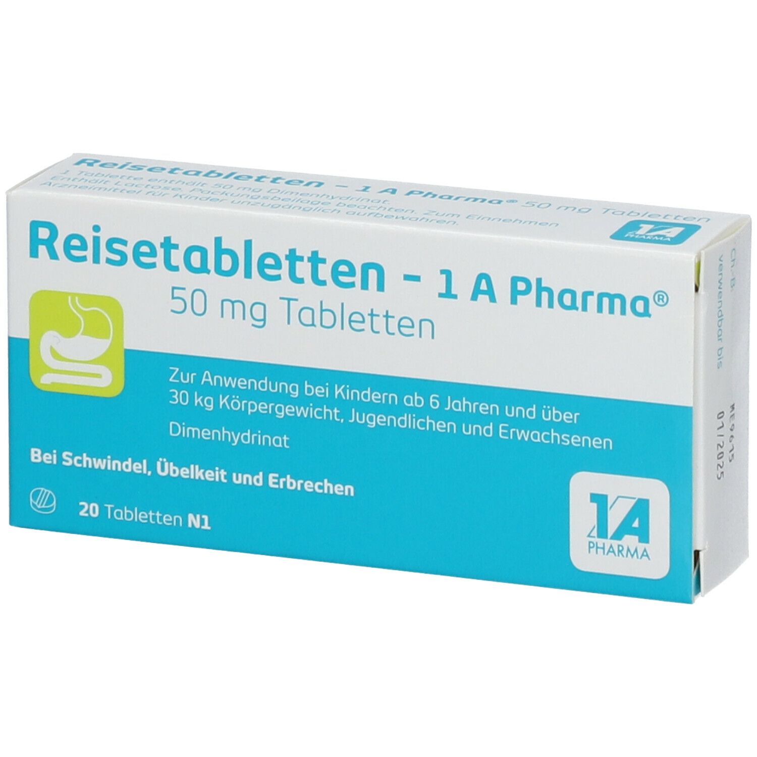 Reisetabletten - 1A Pharma®