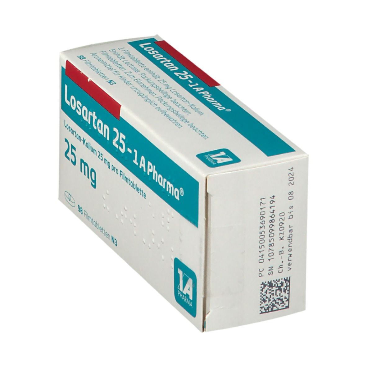 Losartan 25-1A Pharma Filmtabletten 98 St