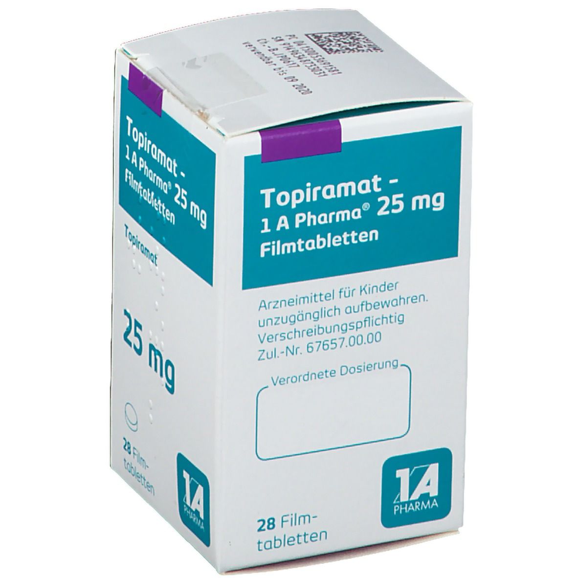 Topiramat-1A Pharma 25 mg Filmtabletten 28 St